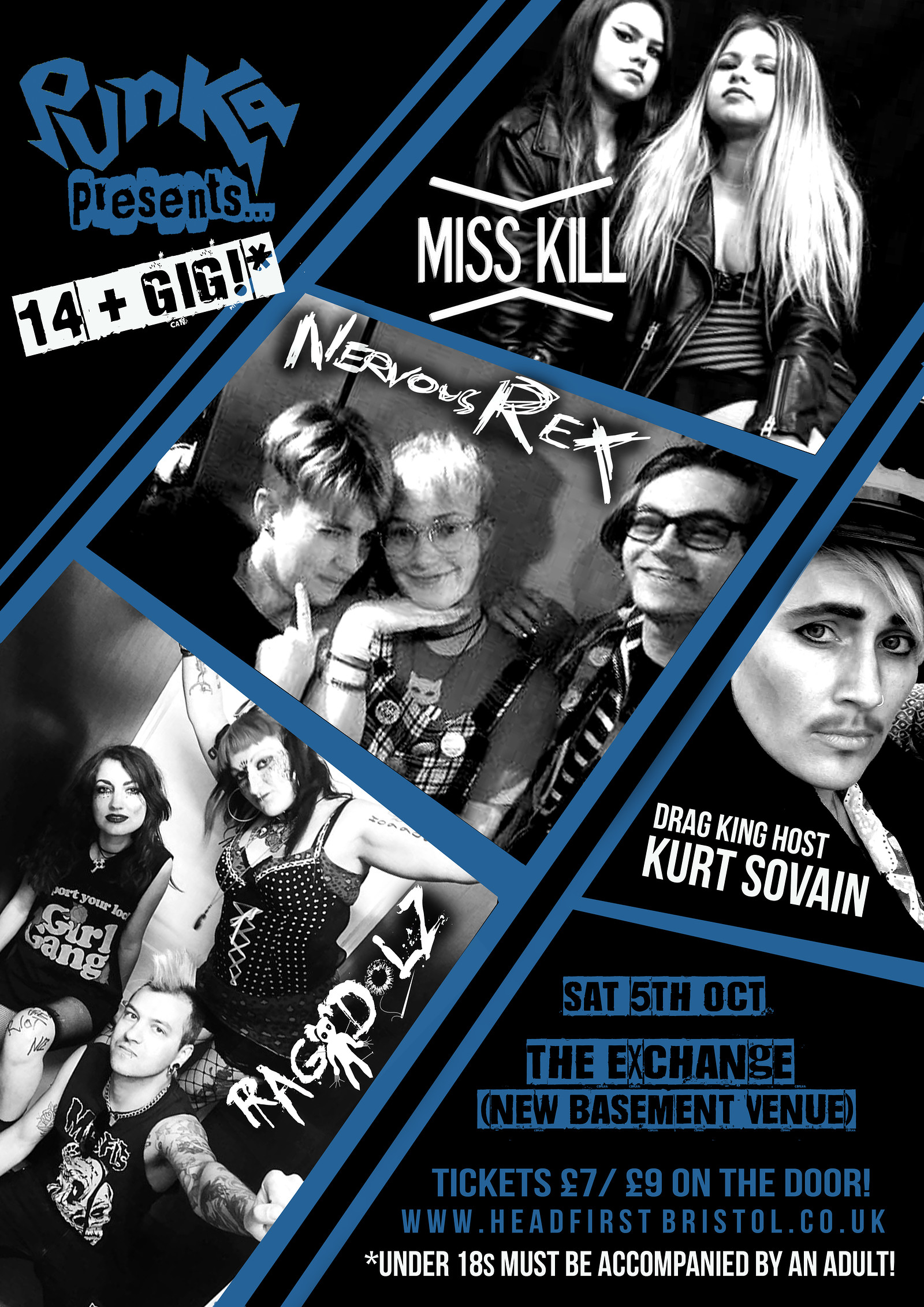Miss Kill, Nervous Rex and Ragdolz at Exchange
