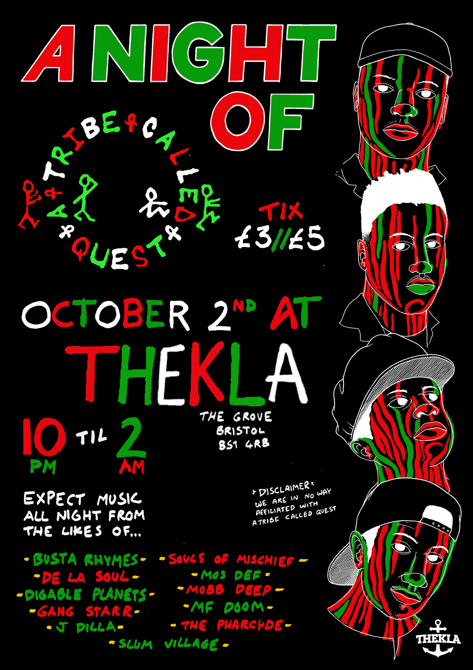A Night Of: A Tribe Called Quest at Thekla