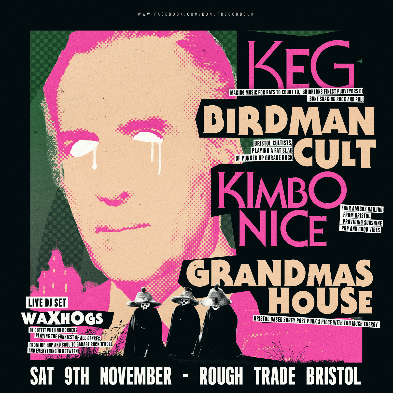 KEG / Birdman Cult / Kimbo Nice / Grandmas House at Rough Trade Bristol