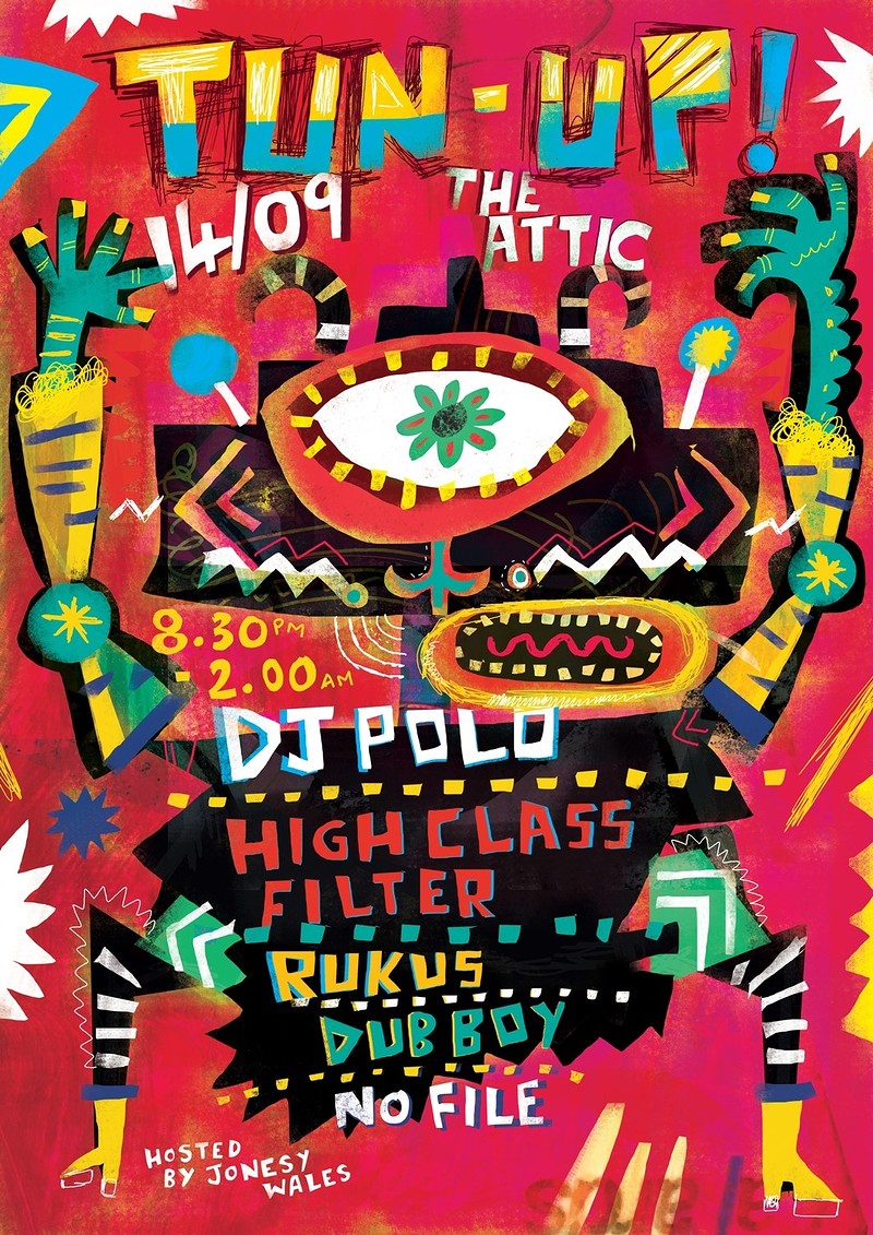 TUN UP Ft. DJ Polo & High Class Filter at The Attic Bar