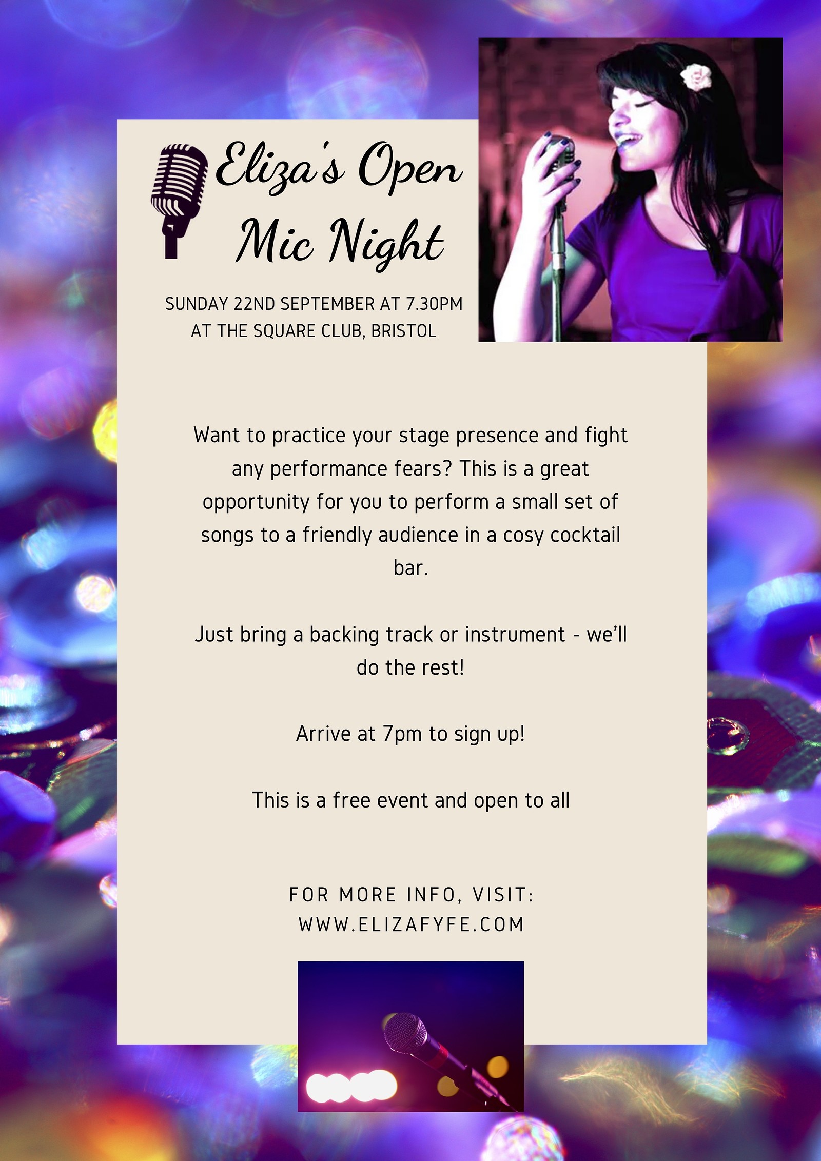 Eliza's Open Mic Night at The Square Club