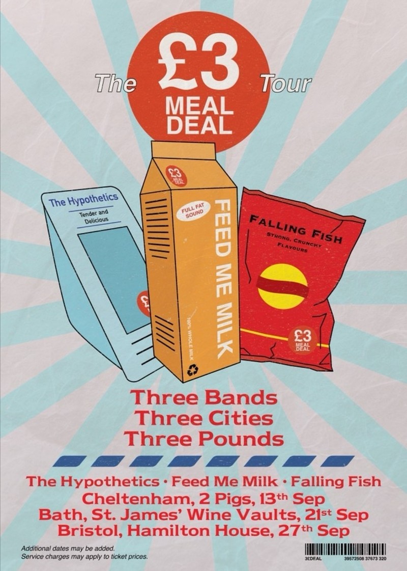 £3 MEAL DEAL TOUR GIG IN AID OF THE JULIAN TRUST at Hamilton House