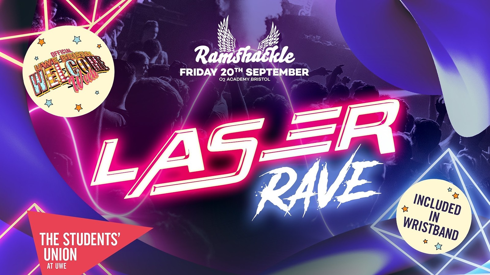 Ramshackle: Freshers Laser Rave at O2 Academy