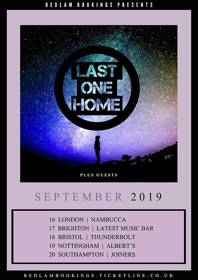 Last One Home UK Tour at The Thunderbolt