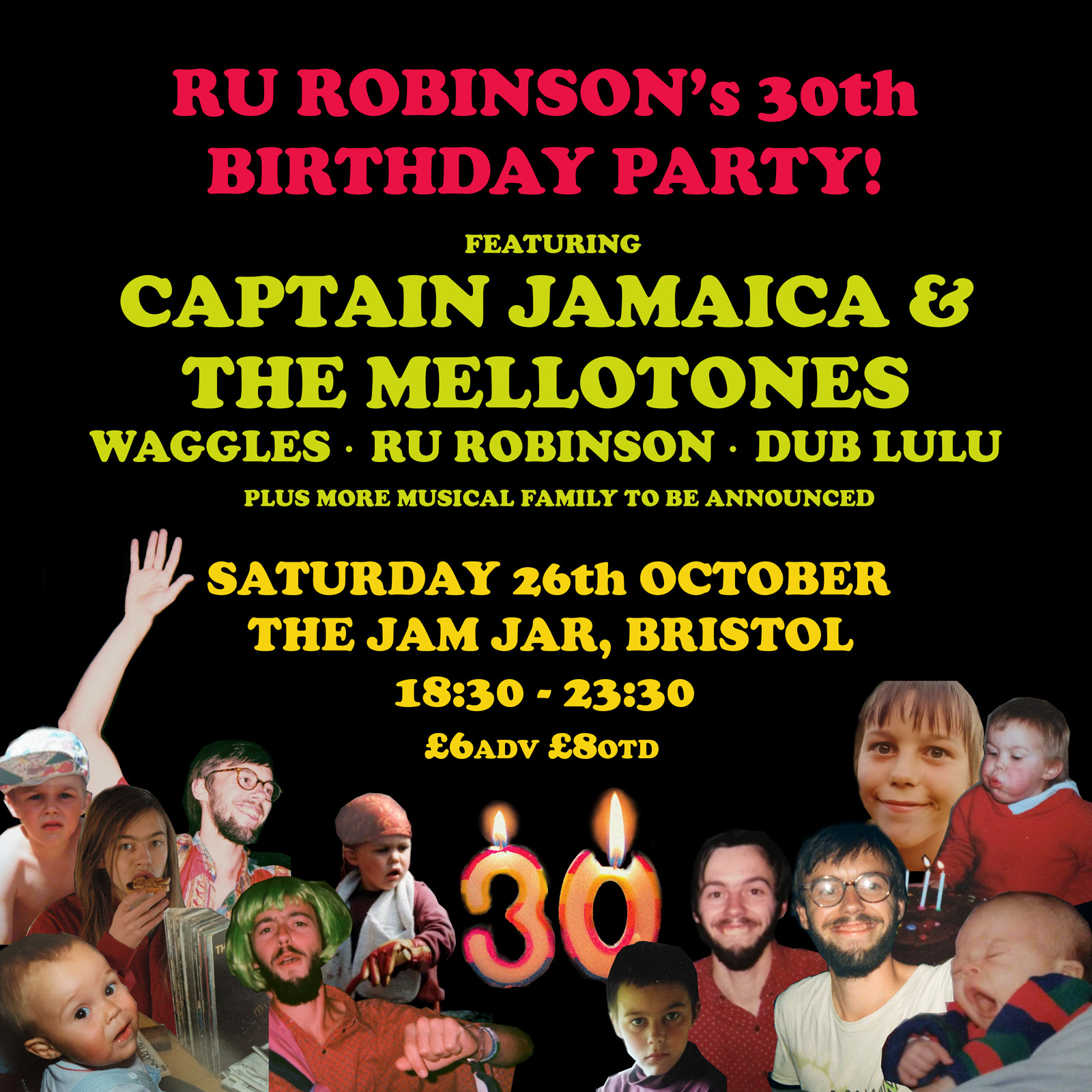 Ru Robinson's 30th Birthday at The Jam Jar at Jam Jar