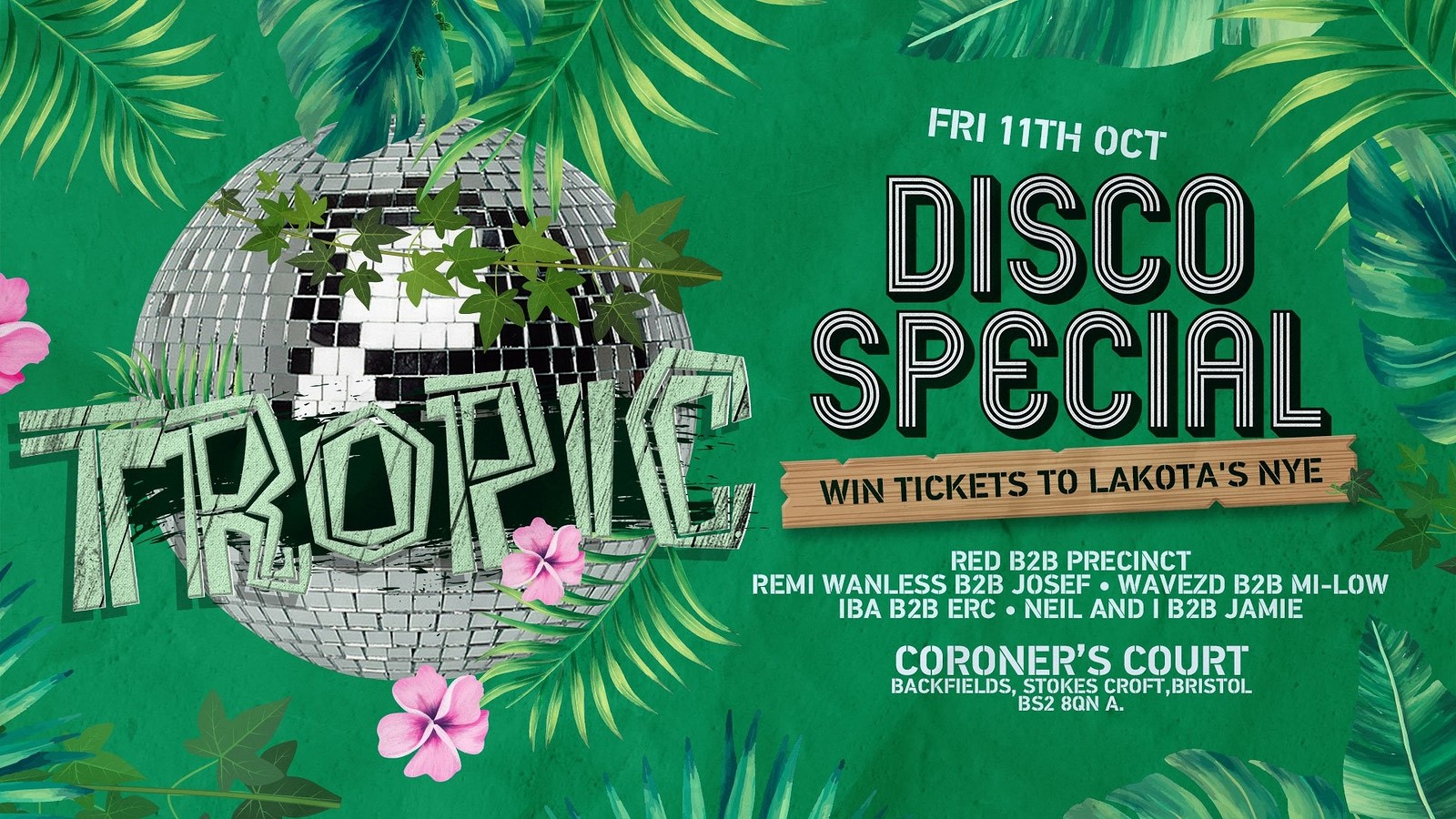 Tropic: Disco Special Launch Party at Lakota