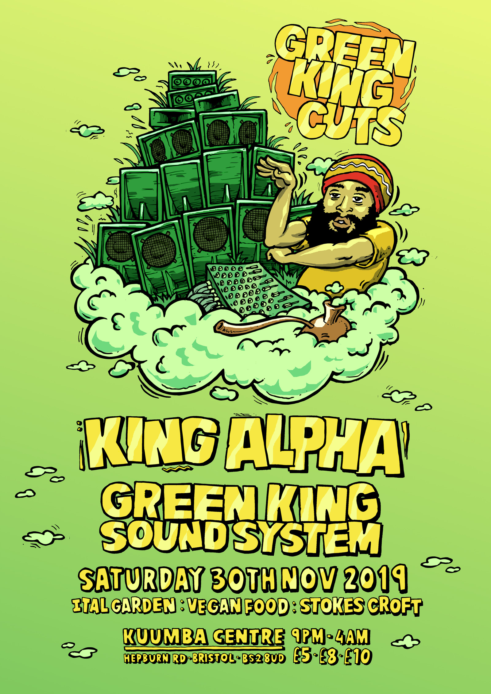 Green King Soundsystem + King Alpha / Full Stack / at Kuumba Centre