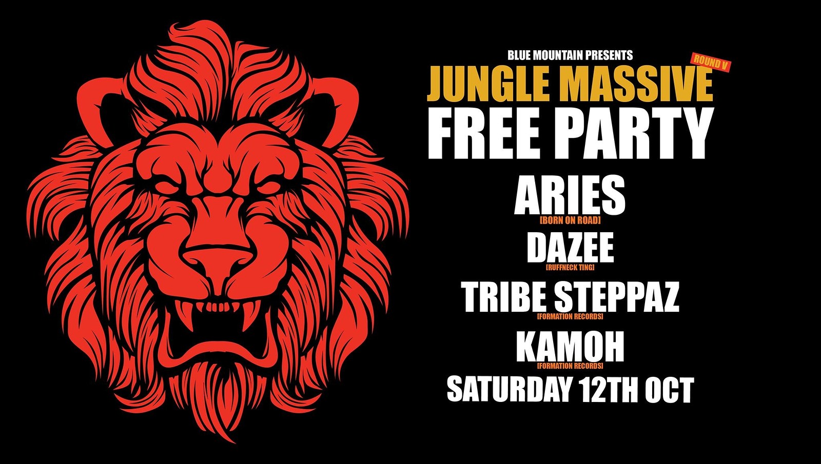 Jungle Massive Free Party: Bristol at Blue Mountain