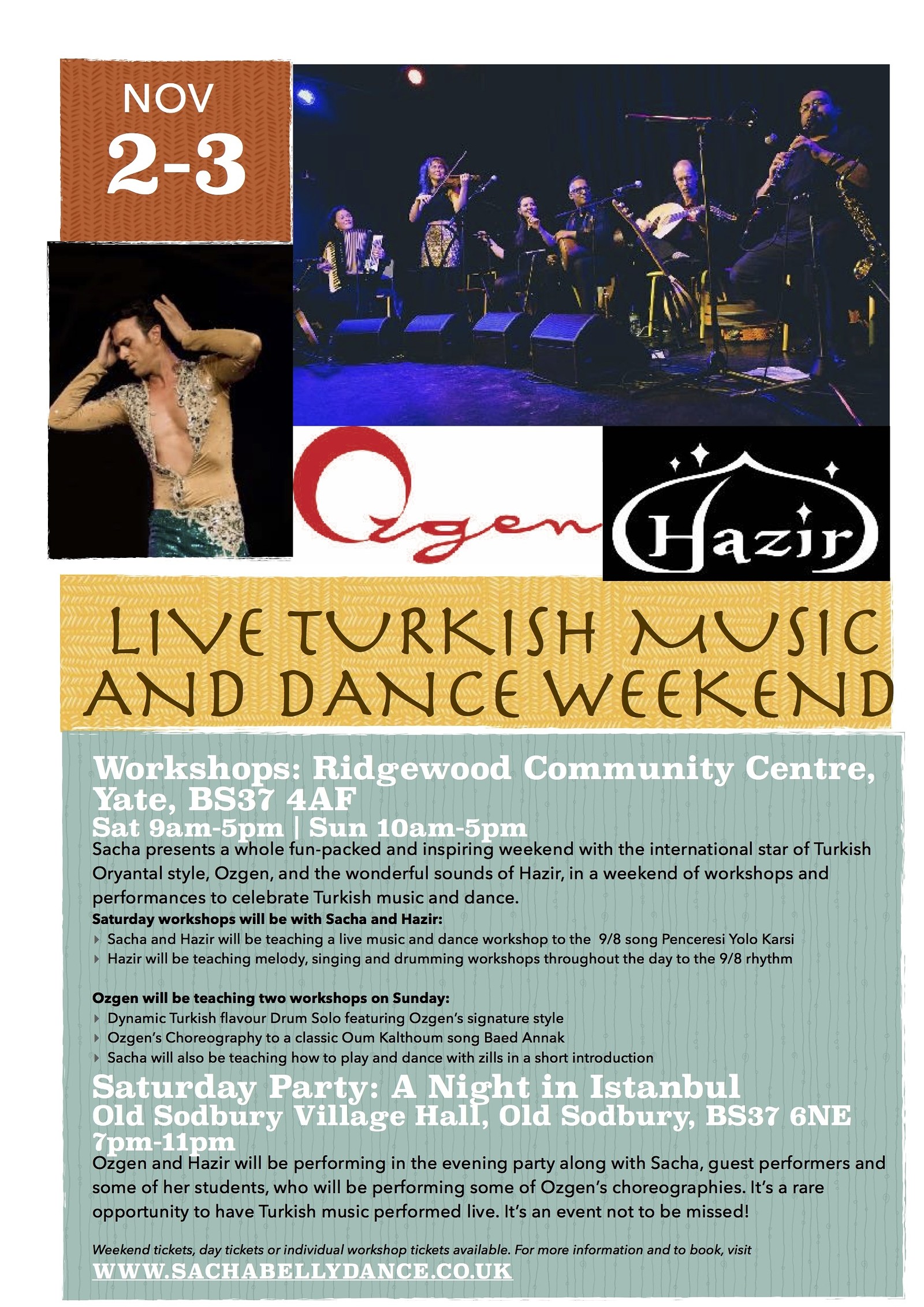 A Night in Istanbul: Turkish Music and Dance at Old Sodbury Village Hall