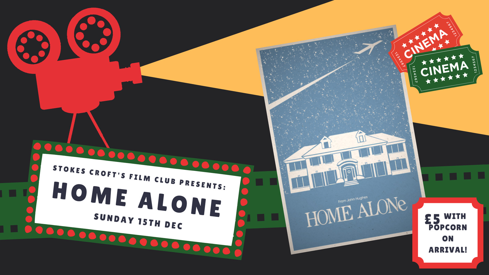 Home Alone Film Screening at Stokes Croft Beer Garden