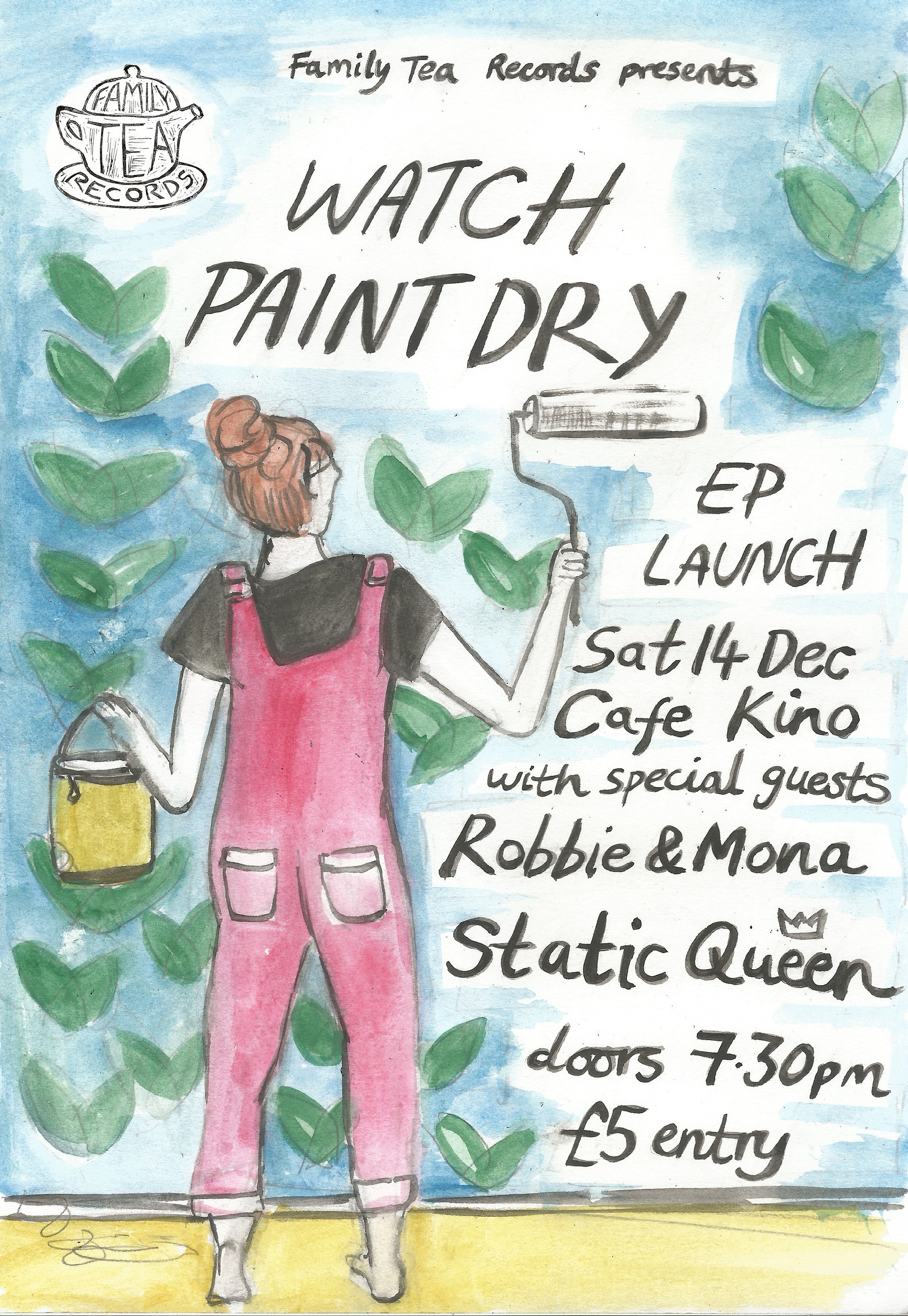 Watch Paint Dry EP Launch at Cafe Kino