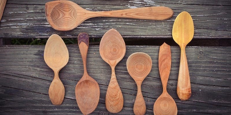 Carve a wooden spoon workshop at InBristol Studio