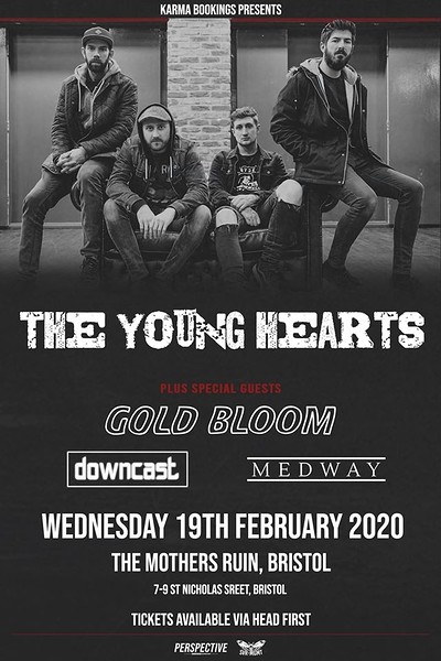 The Young Hearts + Gold Bloom at The Mothers Ruin