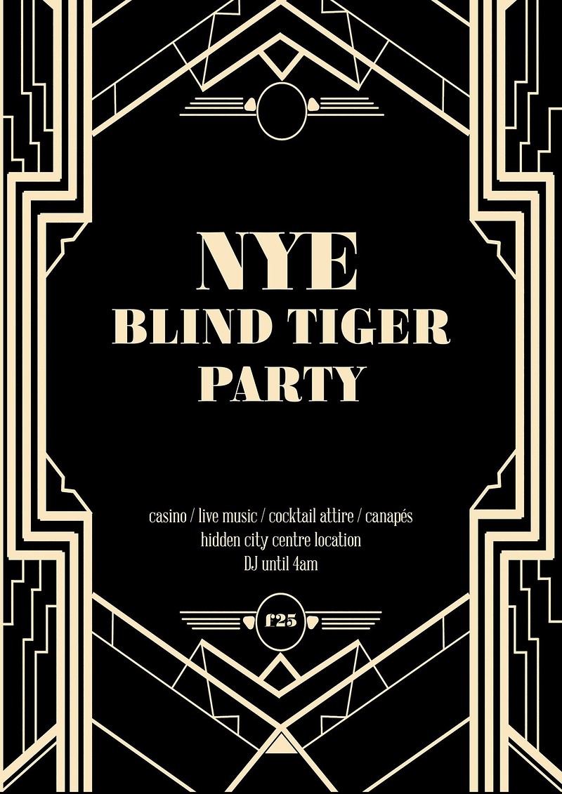 NYE - The Blind Tiger Party at The Radnor Rooms