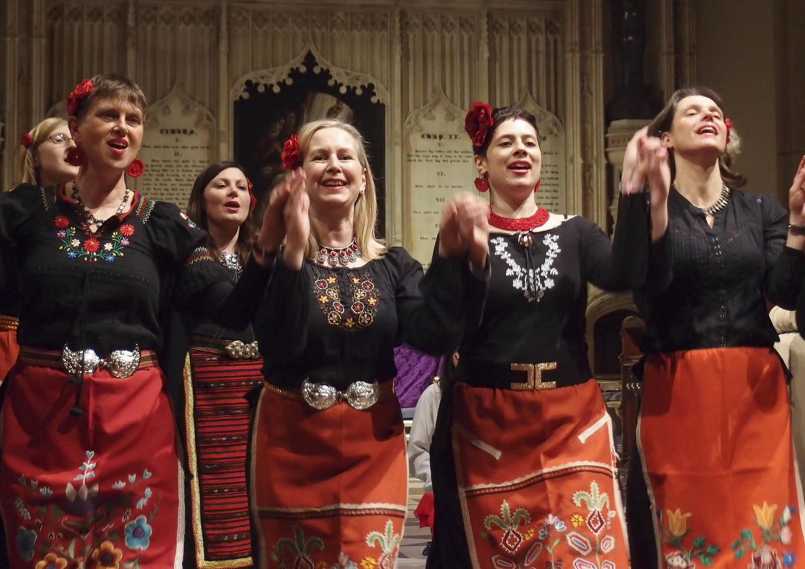 London Bulgarian Choir, workshop and concert at United Reformed Church, Redland