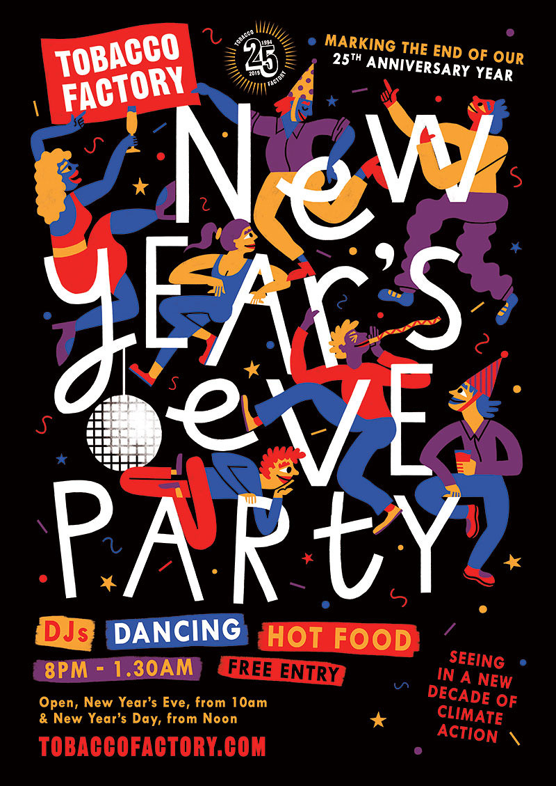 New Year's Eve Party at The Tobacco Factory
