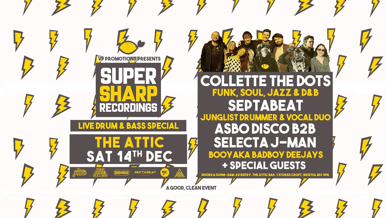 Super Sharp Recordings: Drum & Bass Special at The Attic Bar