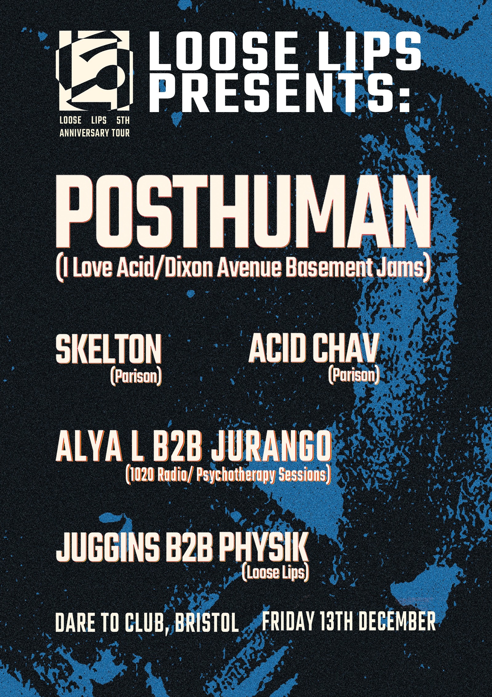 Loose Lips Xmas Party w/ Posthuman + Parison + PTS at Dare to Club