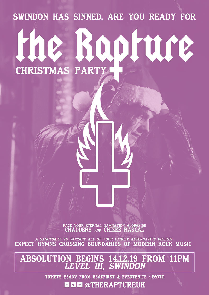 The Rapture Christmas Party Level III tickets — £3.35 Level III