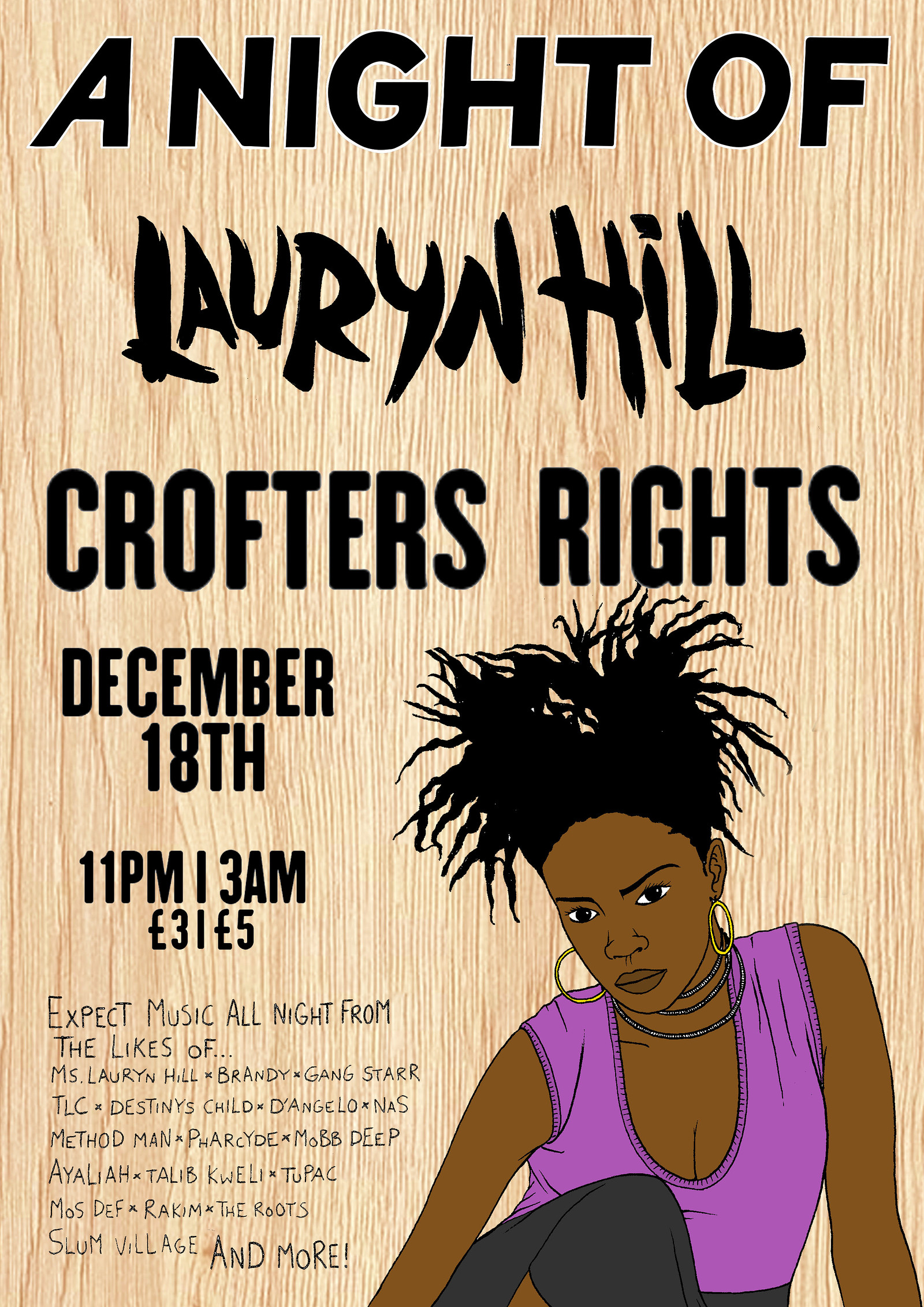 A Night Of: Ms Lauryn Hill at Crofters Rights