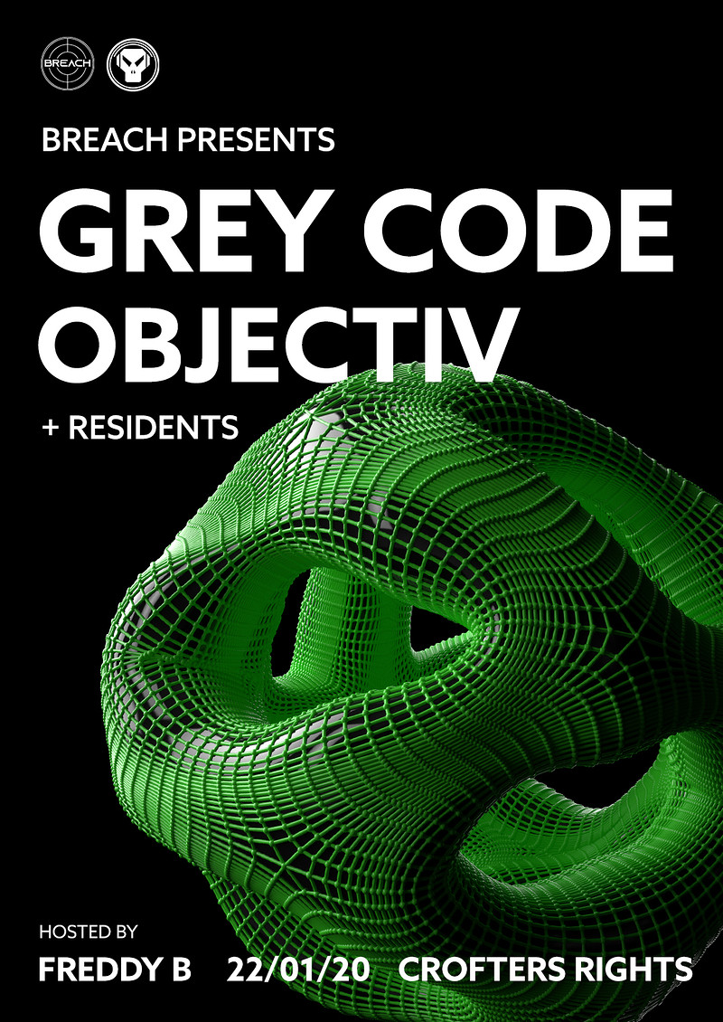 Breach Presents Grey Code W Objectiv Tickets Crofters Rights 6 00 From Headfirst