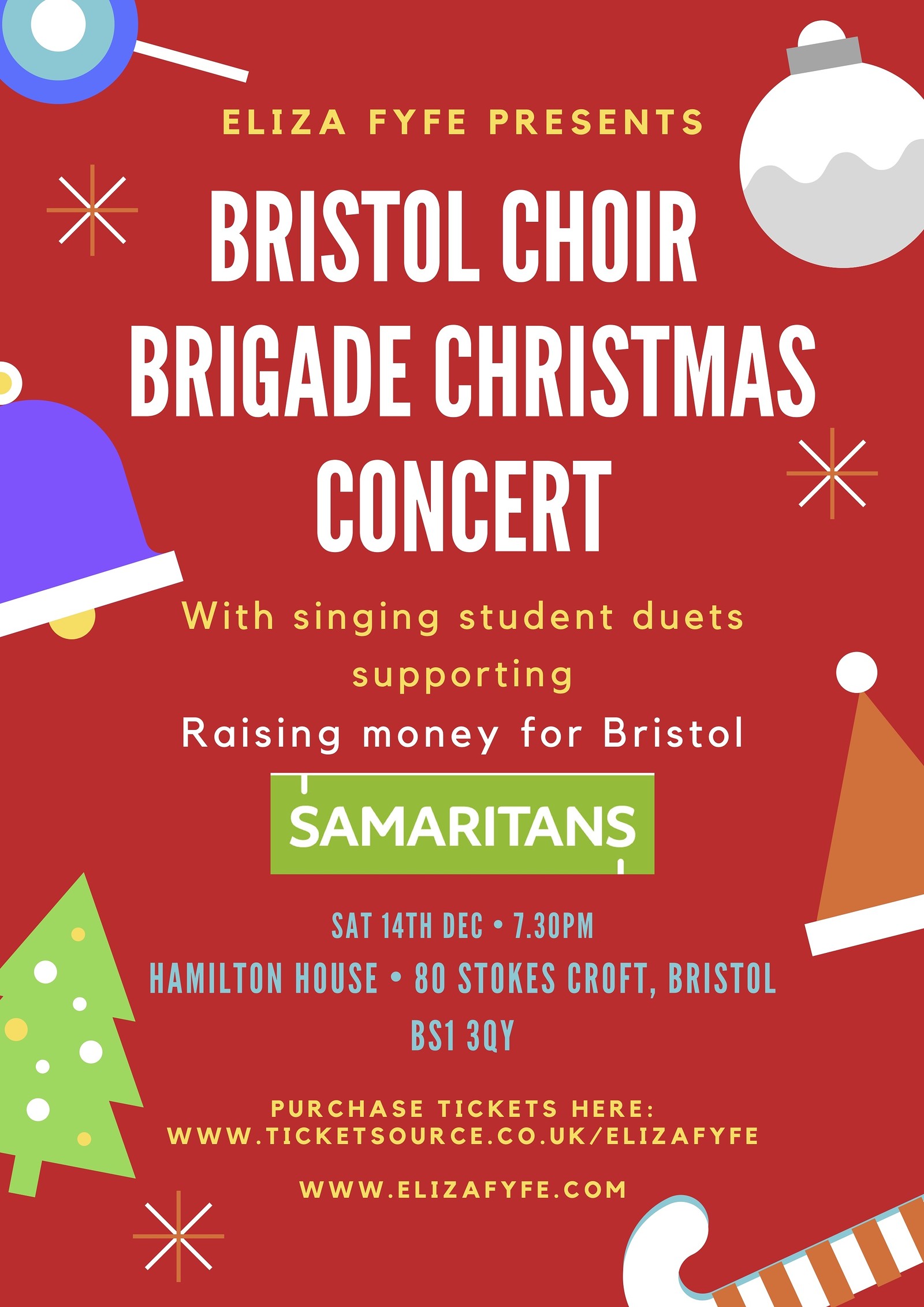 Bristol Choir Brigade Christmas Concert at Hamilton House