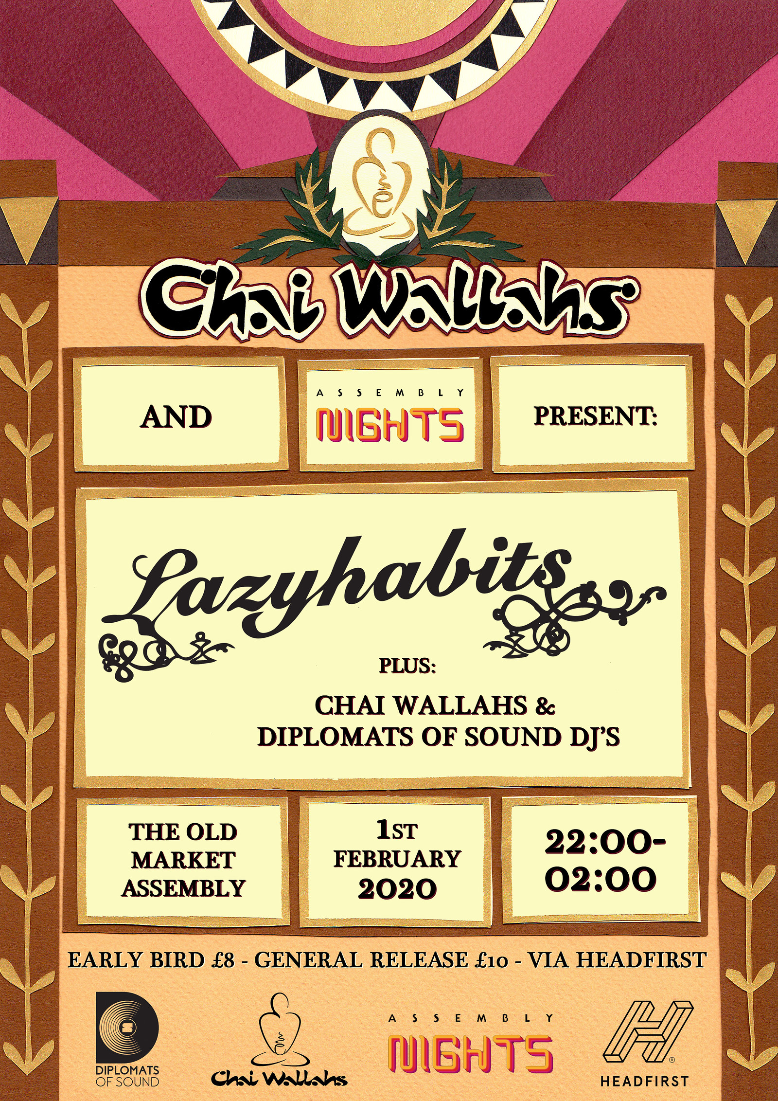 Chai Wallahs & Assembly Nights Present:Lazy Habits at The Old Market Assembly