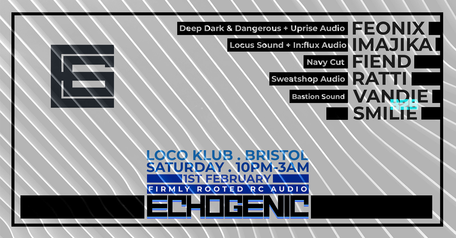 Echogenic Launch Party: Feonix, Imajika, Fiend at The Loco Klub