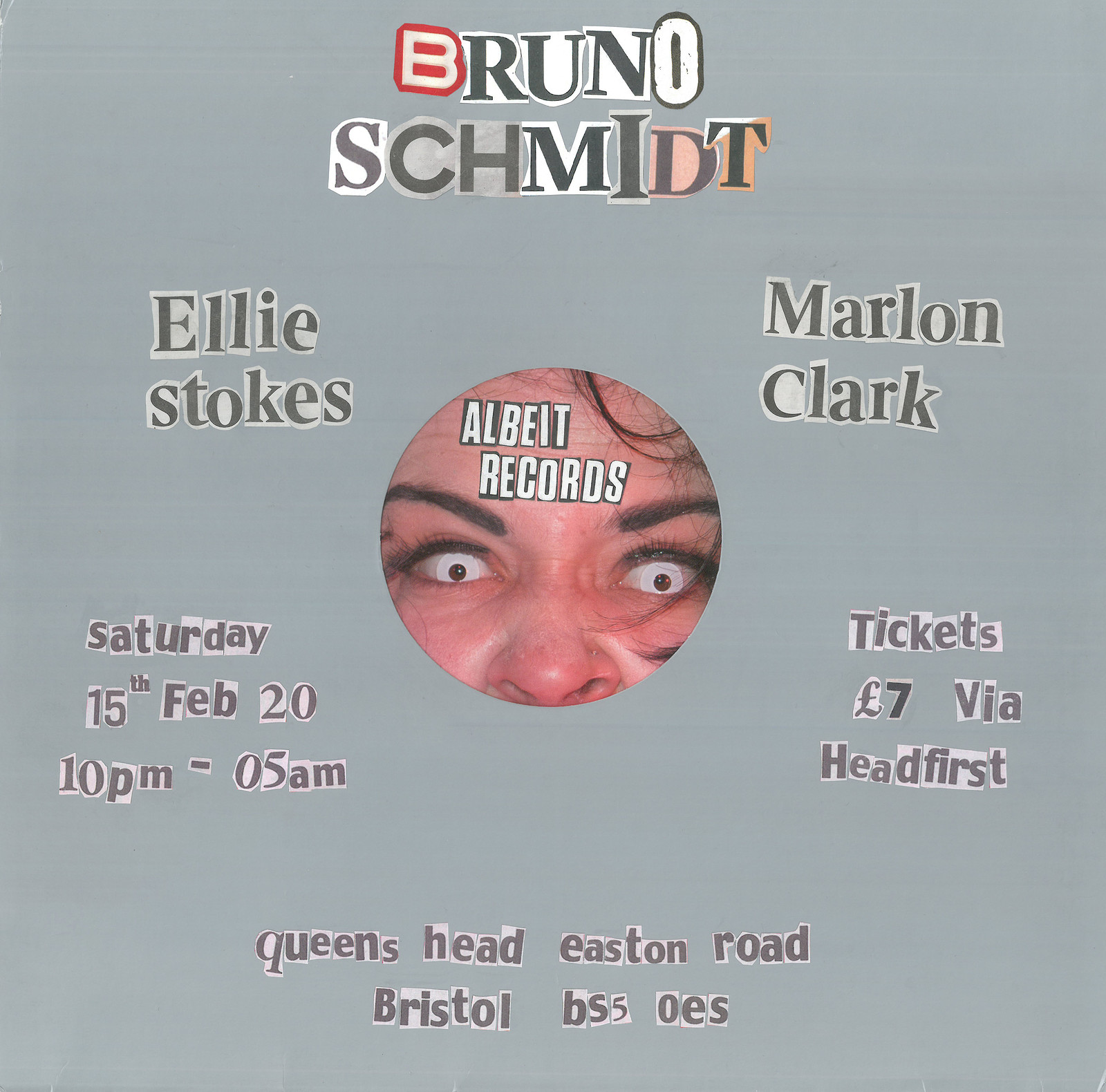 Albeit Records ± Night Series w/ Bruno Schmidt at Queens Head Easton
