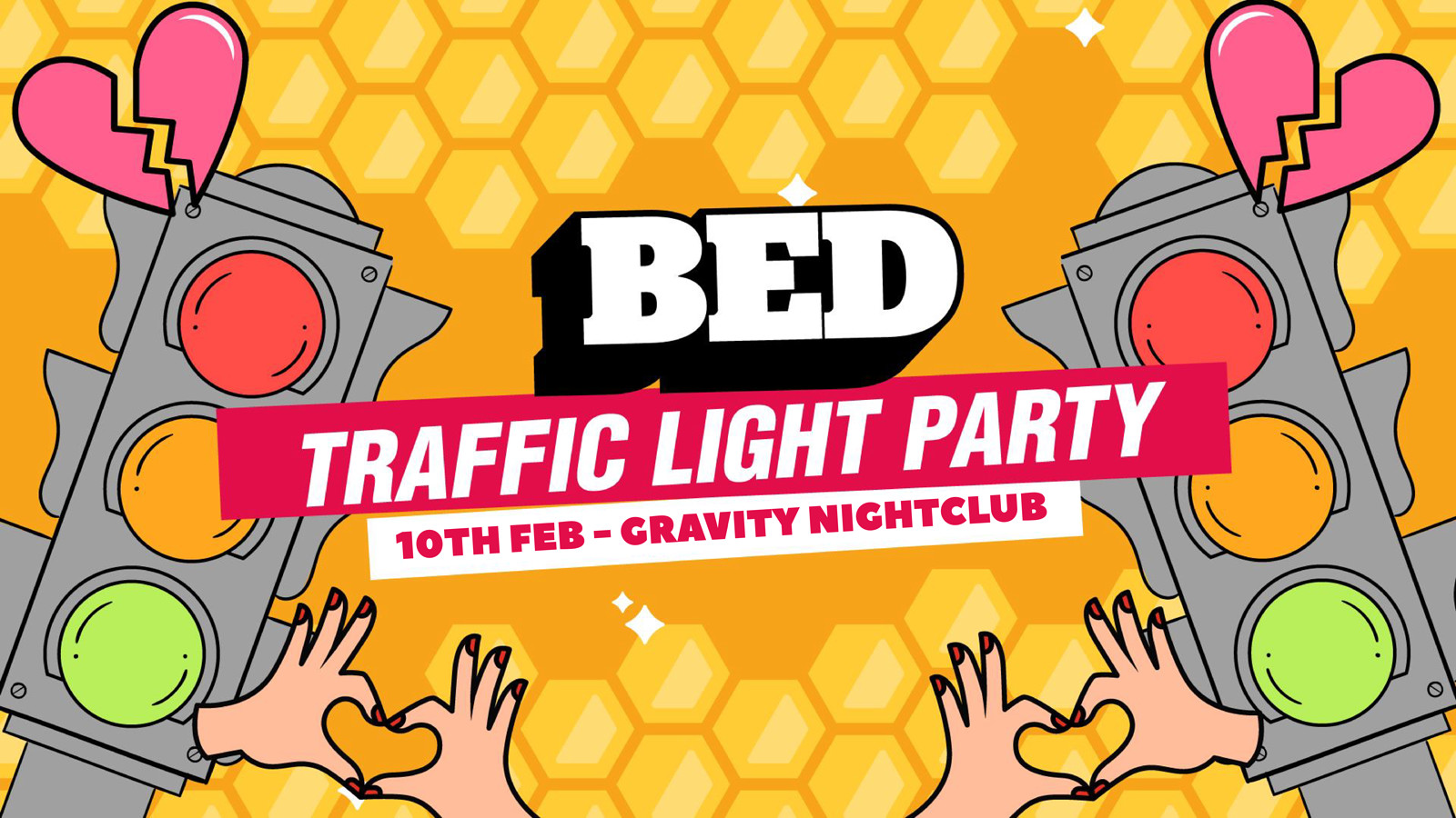 BED Mondays: Valentines Traffic Light Party at Gravity Nightclub Bristol