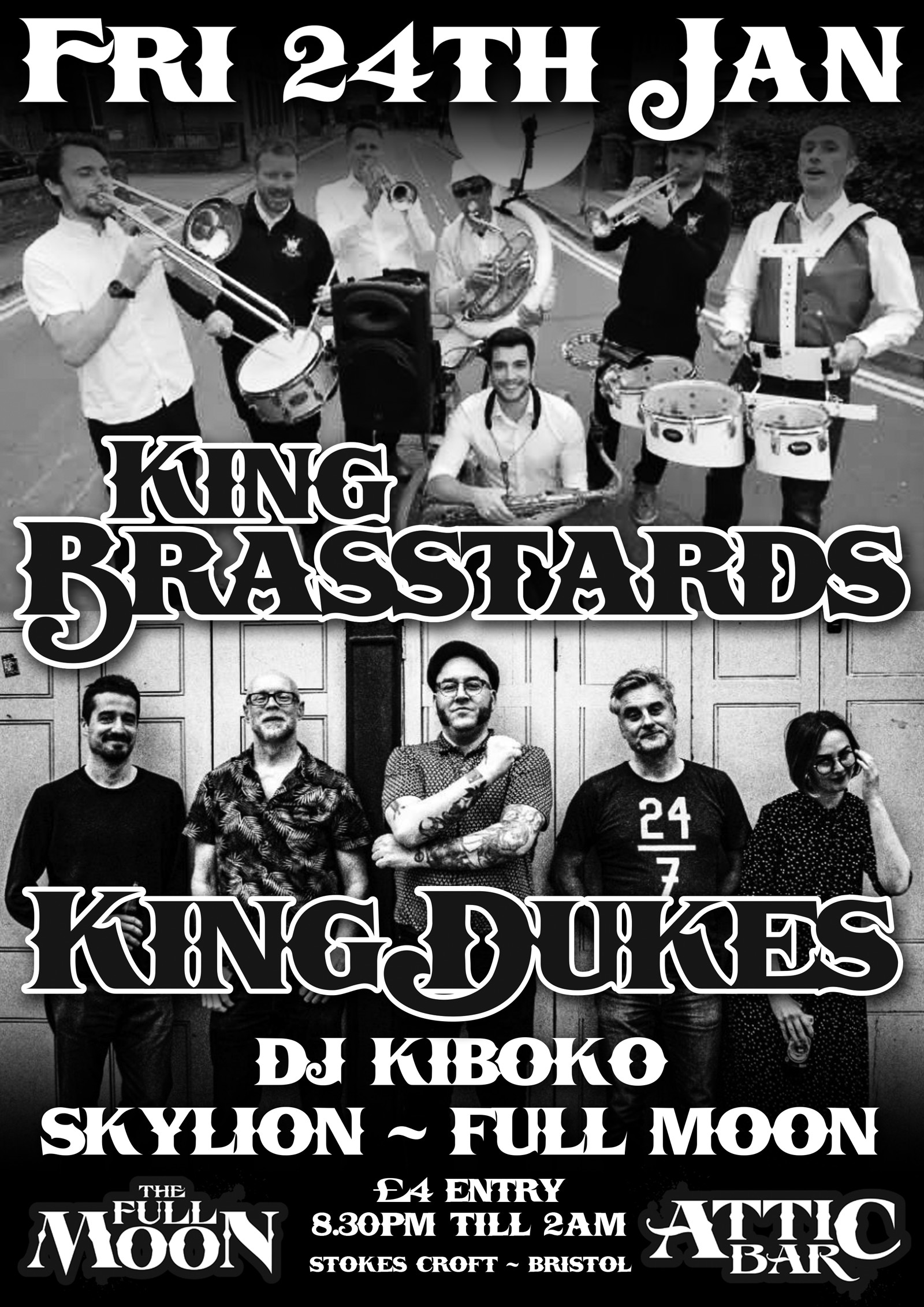 King Brasstards / King Dukes at The Attic Bar