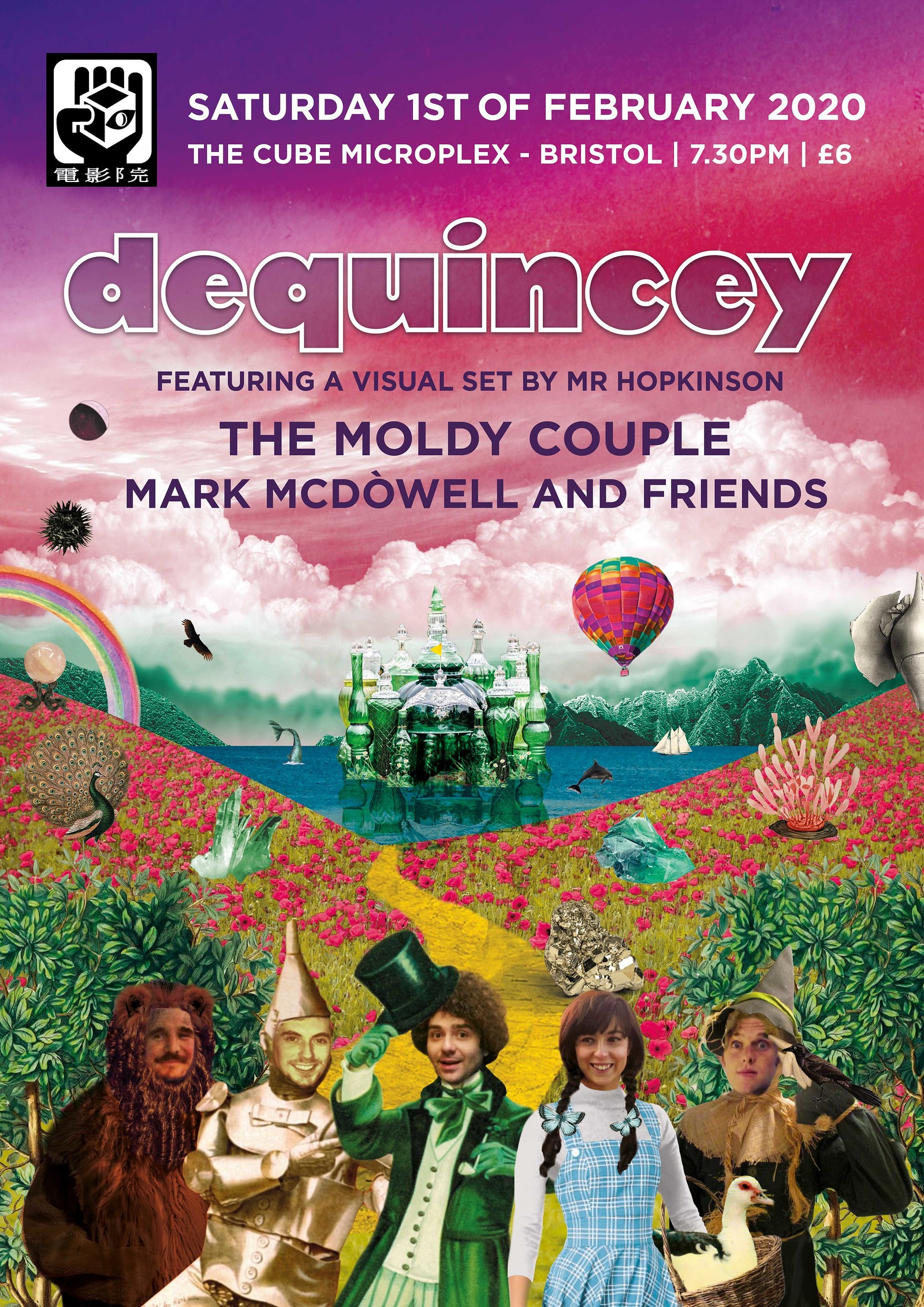 Dequincey, The Moldy Couple, Mark Mcdowell at The Cube