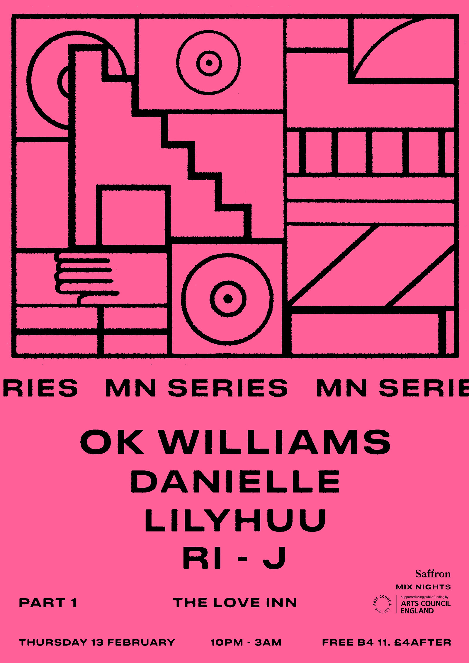 MN Residency: OK Williams + Danielle + guests at The Love Inn