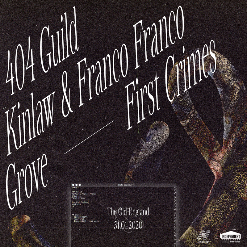 404 Guild / Kinlaw x Franco Franco / Grove at The Old England Pub