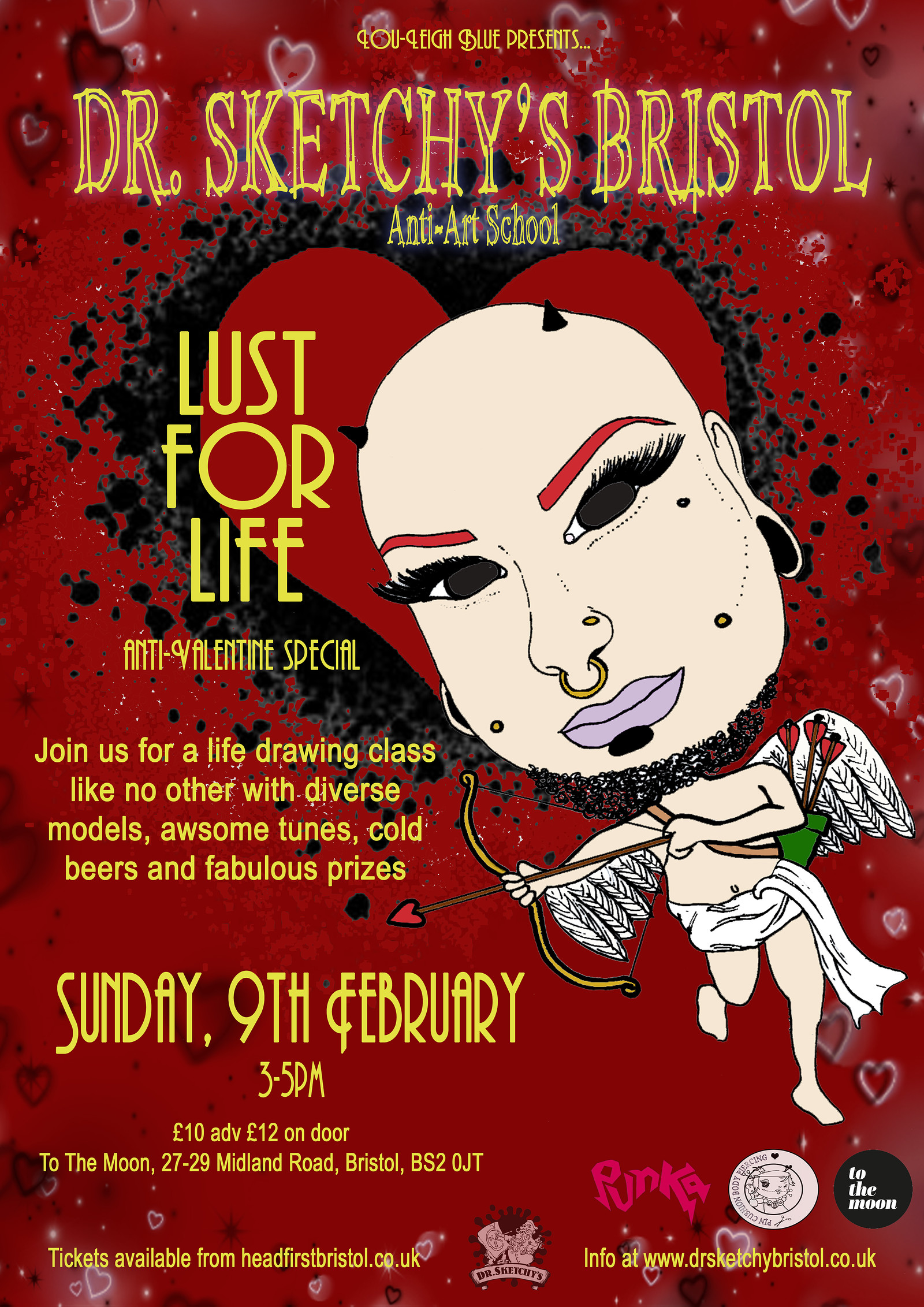 **SOLD OUT** Dr. Sketchy's presents Lust for Life at To The Moon,27-29 Midland Road BS2 0JT Bristol, United Kingdom