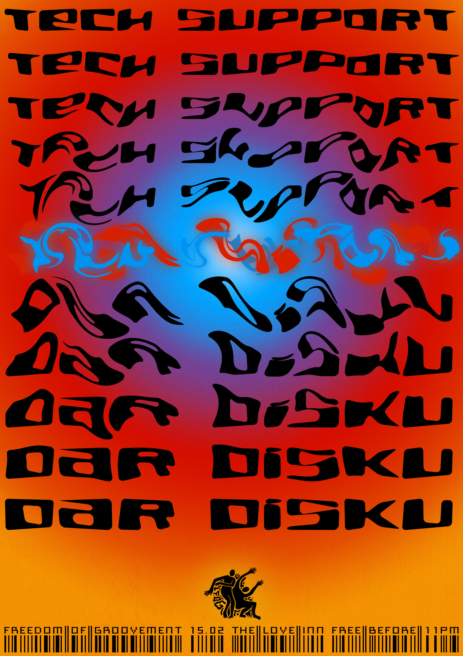 Freedom of Groovement: Tech Support & Dar Disku at The Love Inn