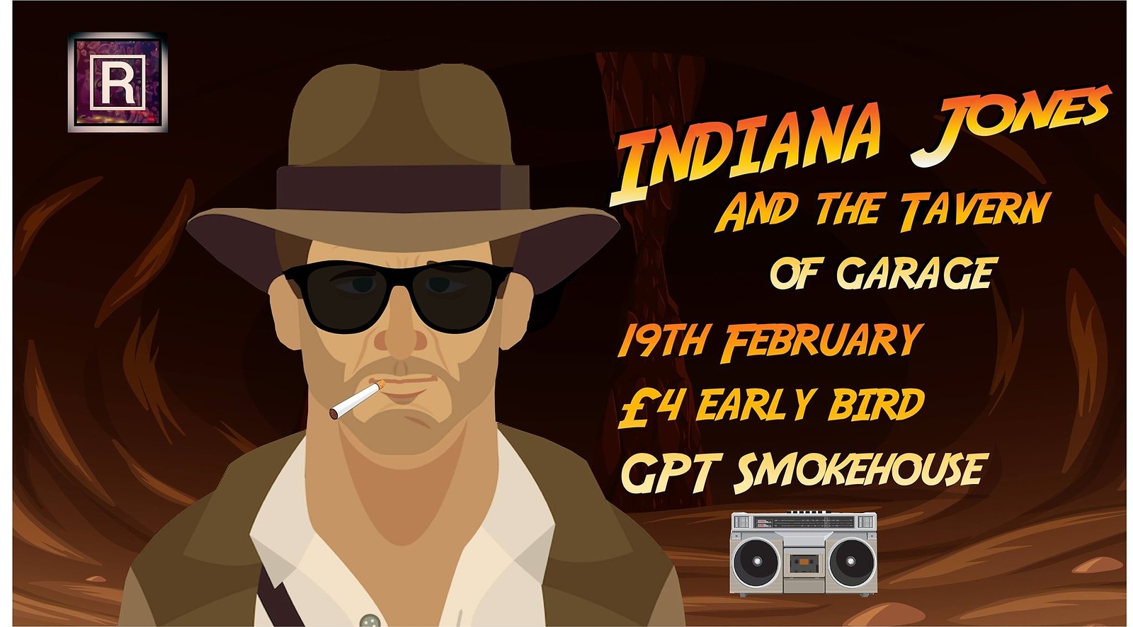 Indiana Jones and the Tavern of Garage at GPT Smokehouse