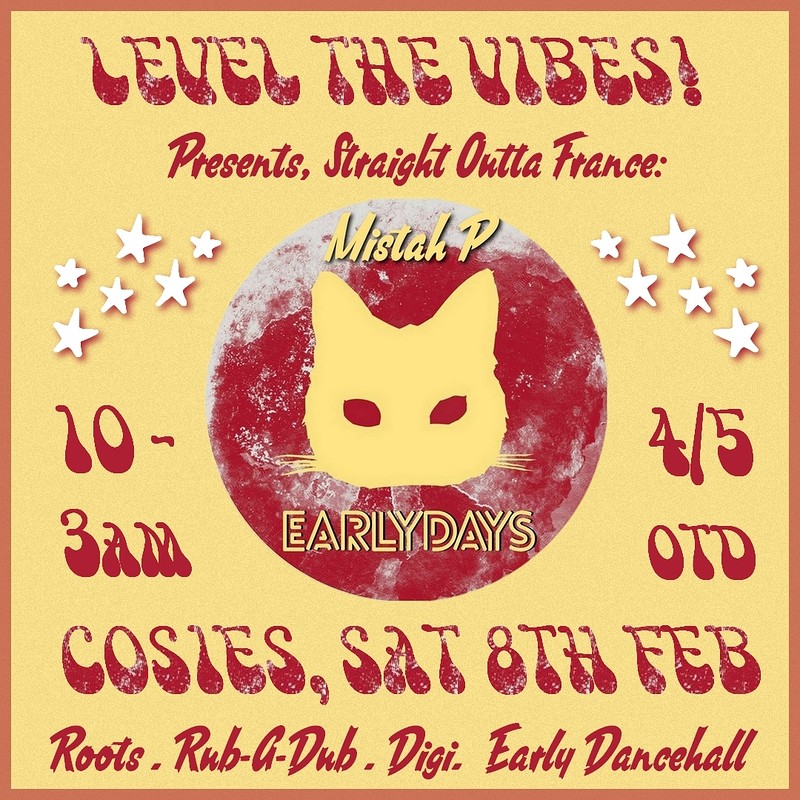 Level the Vibes Pres. Mistah P at Cosies
