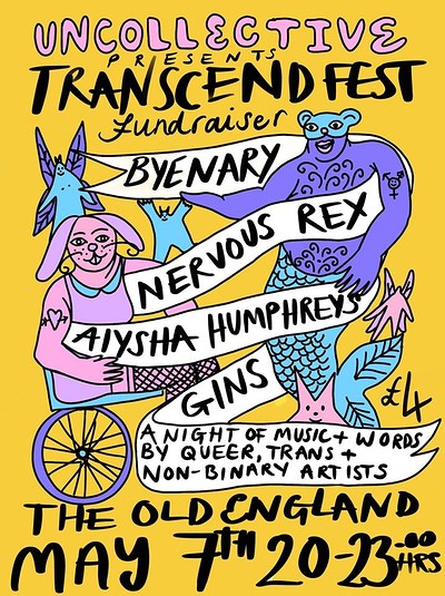 Transcend Fest Fundraiser at The Old England Pub