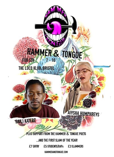 Hammer & Tongue ft. Saili Katebe /Aiysha Humphreys at The Loco Klub