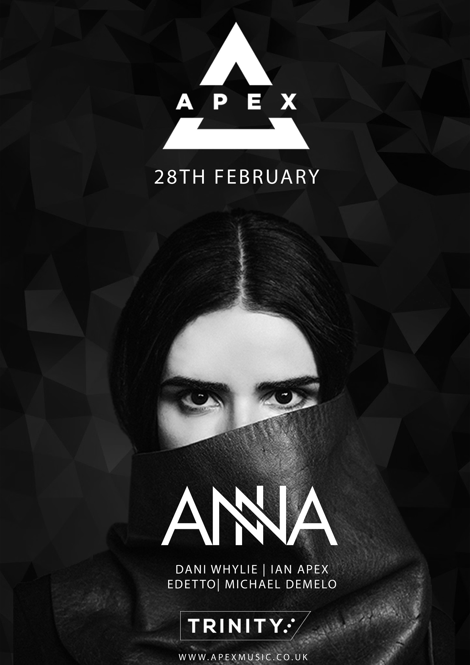Apex Presents ANNA at The Trinity Centre