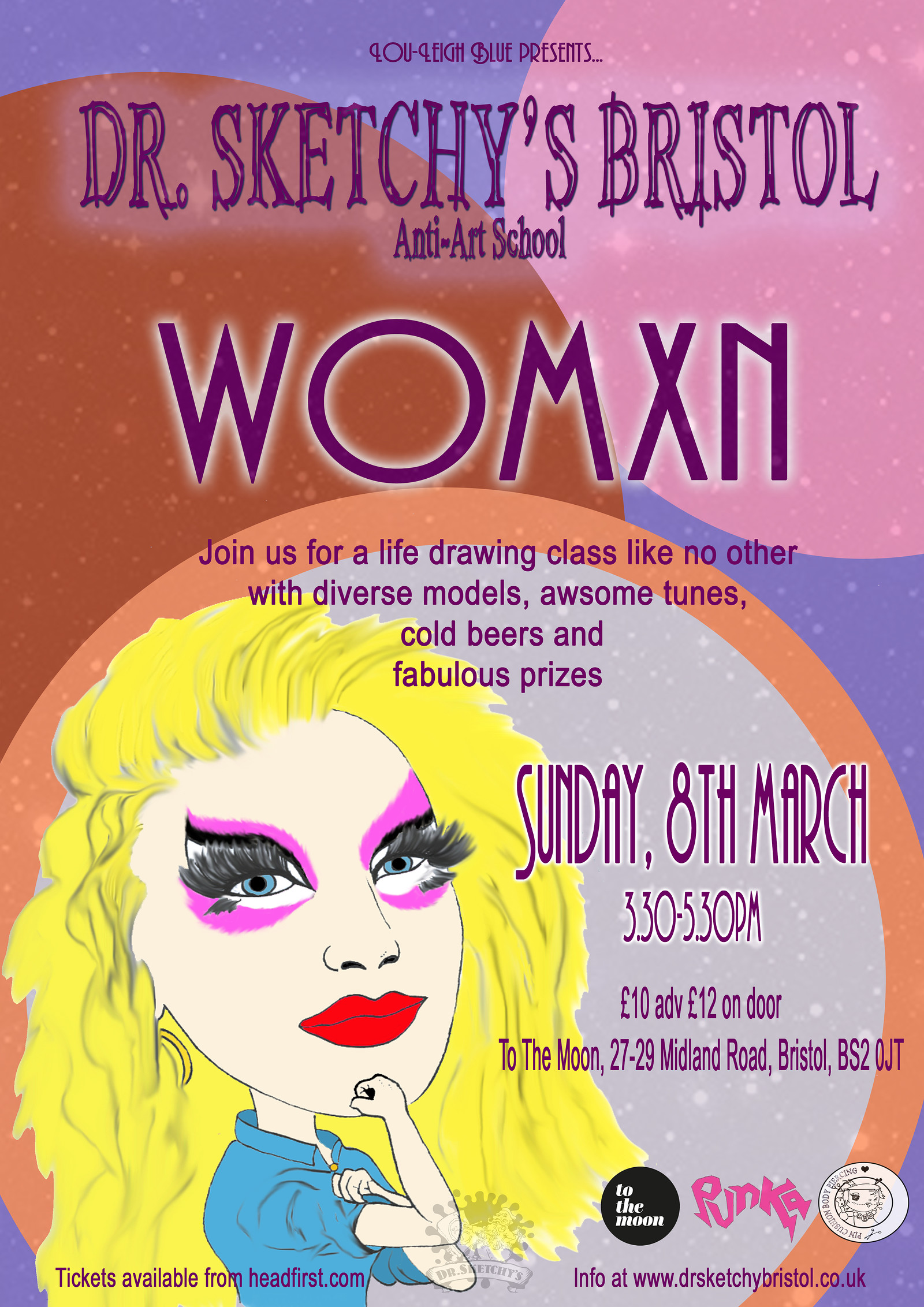 Dr. Sketchy's presents Womxn at To The Moon 27-29 Midland Road, BS2 0JT Bristol