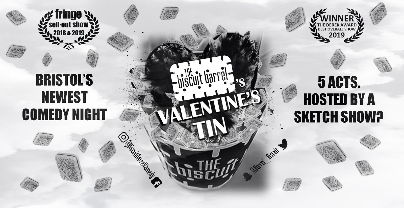 Biscuit Barrel's Valentines Tin at The Cloak and Dagger
