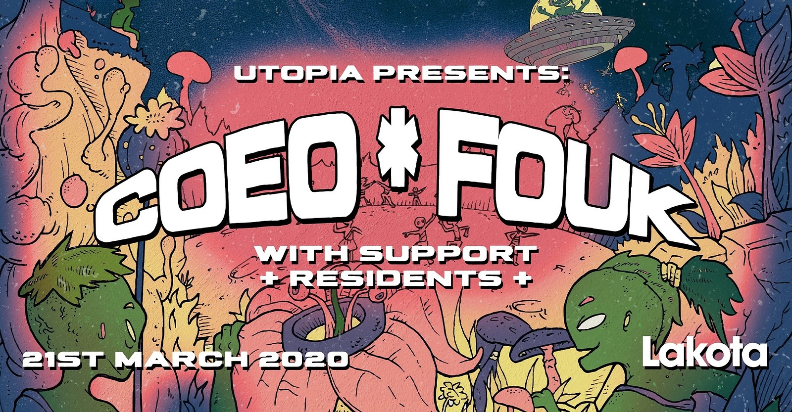 Utopia Presents: COEO | FOUK at Lakota