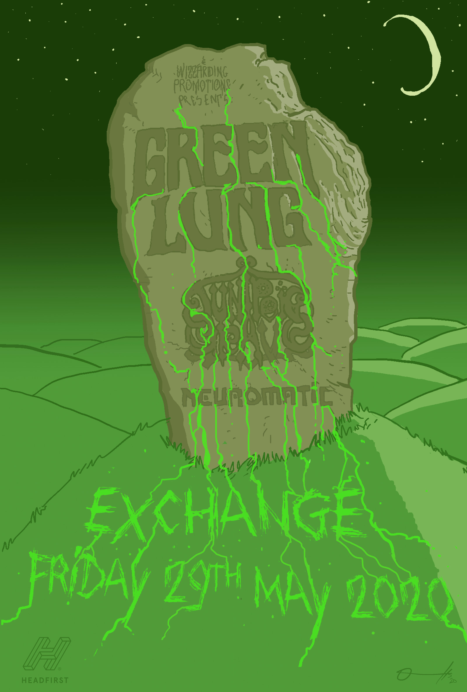 Green Lung + Juniper Grave + Neuromatic at Exchange
