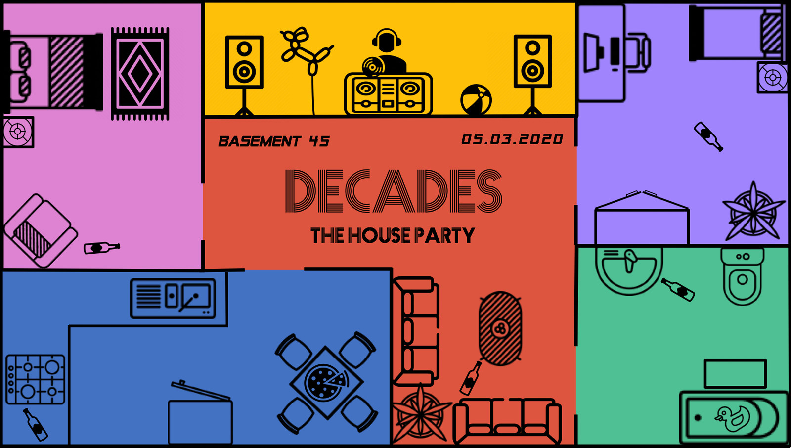 Decades Presents: THE HOUSE PARTY at Basement 45