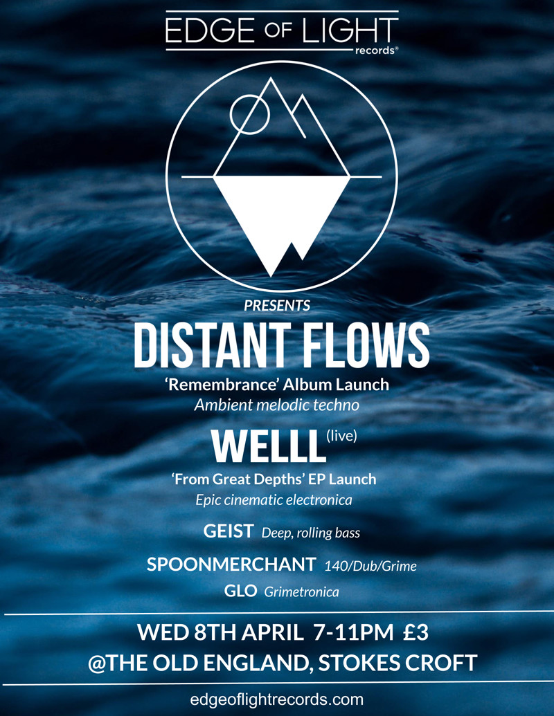 Double Launch Gig Distant Flows album & Welll EP at The Old England Pub