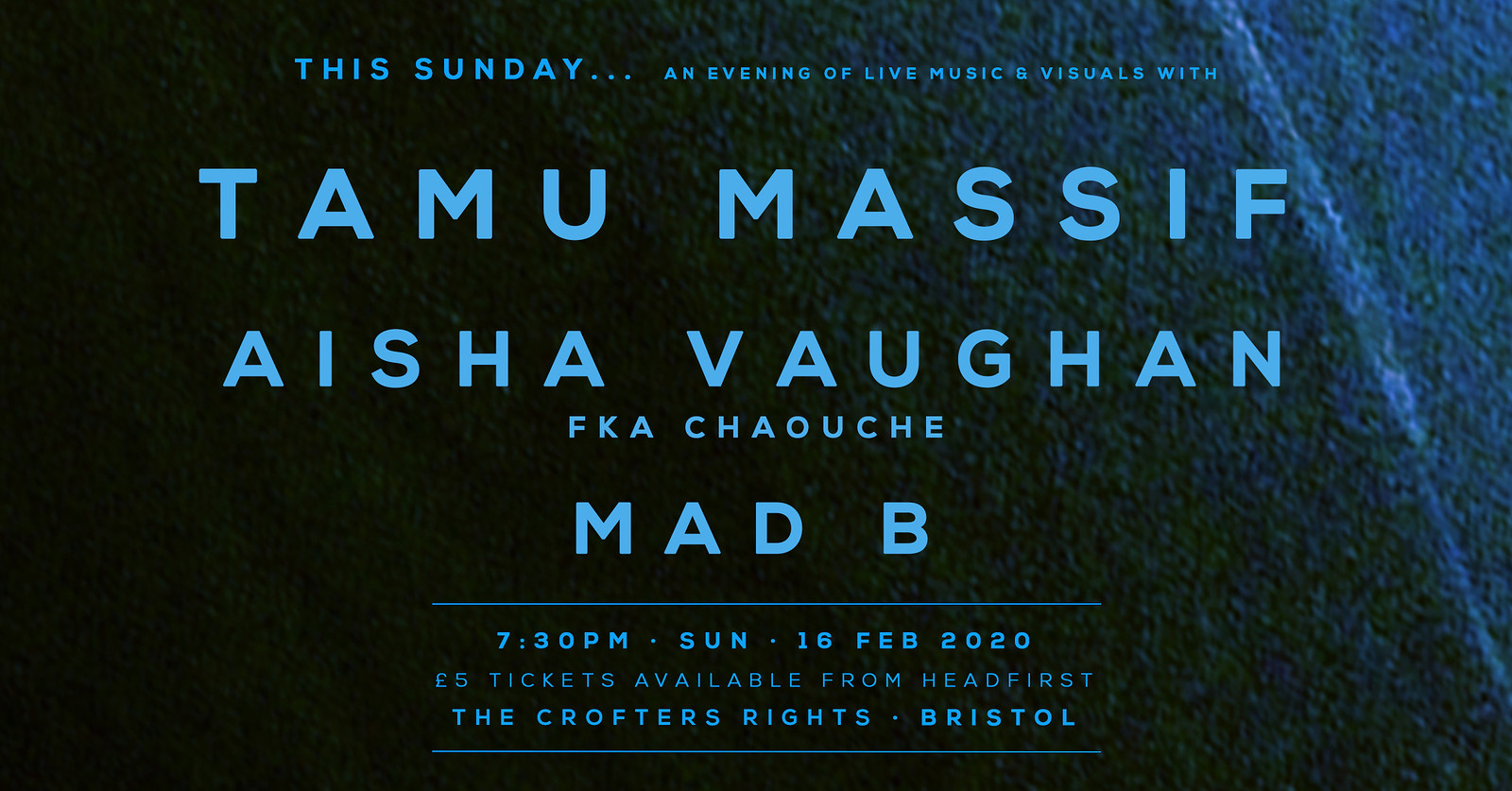 Tamu Massif • Aisha Vaughan • Mad B • at Crofters Rights