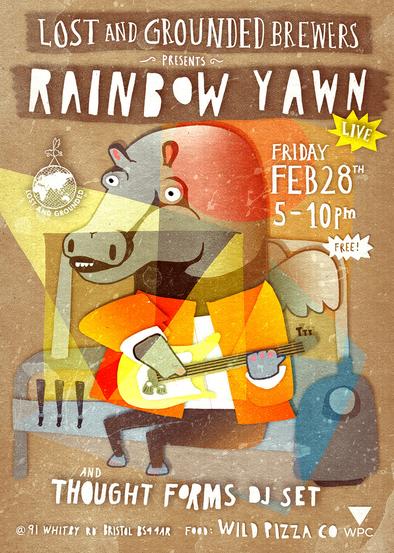 Rainbow Yawn + Thought Forms DJ Set at Lost and Grounded Brewers