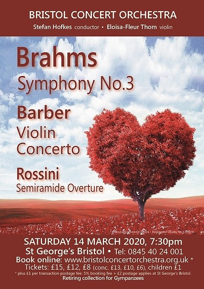 Brahms Barber & Rossini at St George's Bristol